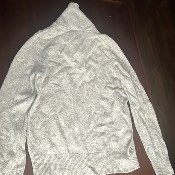 Small J Crew Beige Lambswool Popover Sweater - Picture 2 of 4